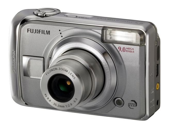 p>富士a900是富士公司研发的一款银色相机.